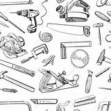 Tools Hand Vector Pattern Used Drawn Common Stock Drawing Carpentry Seamless Illustration Carpenter Carpenters Woodwork Colourbox Craft Table Netkoff Getdrawings sketch template