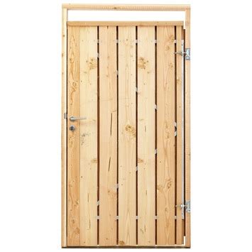 poort voor houtbetonschutting douglas breedte  cm rechtsdraaiend kopen poorten karwei