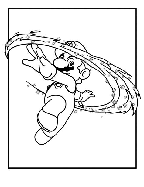 super paper mario coloring pages coloring home