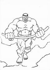 Hulk Coloring Pages Avengers sketch template