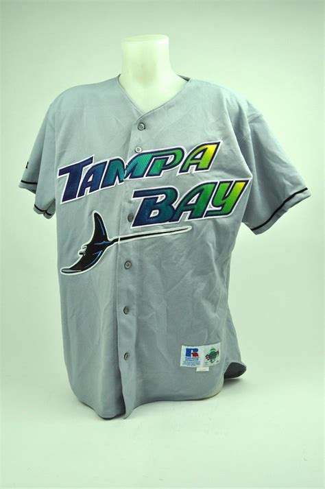 lot detail fred mcgriff tampa bay devil rays game  jersey gu