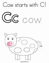 Cow Coloring Starts Letter Pages Twistynoodle Noodle Built California Usa Choose Board Animal Twisty sketch template