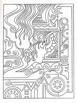 Hidden Faces Coloring Pages sketch template