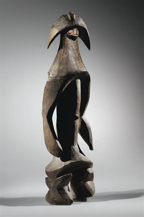 statue mumuye haut  cm acquis   par jean michel huguenin en  de ce style trapu