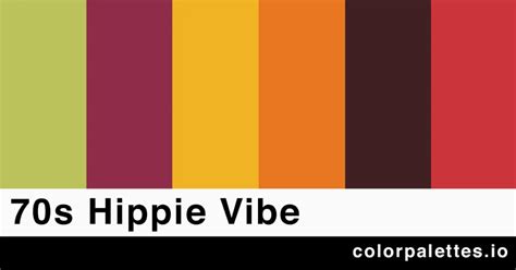 hippie color palette color palettes