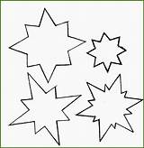 Stern Sterne Ausschneiden Ausgezeichnet sketch template
