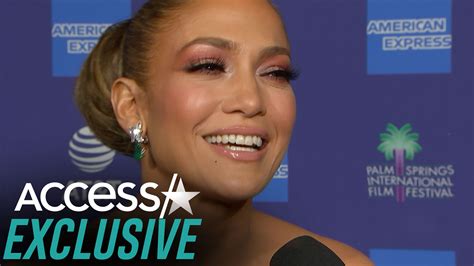 Watch Access Hollywood Interview Jennifer Lopez Shows Off Sparkly T