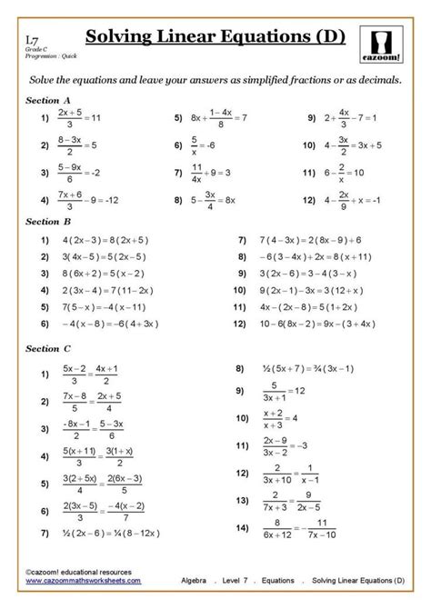 ks ks maths worksheets printable  answers year  math  al  uk
