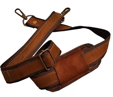 adjustable leather bag strap shoulder strap clips replacement handbag cross body  ebay