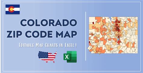 Colorado Zip Code Map And Population List In Excel