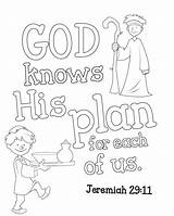 Coloring Bible Kids Jeremiah Pages Colouring 29 Children Sunday School Crafts Preschool Sheets Story Printable Lessons Prophet Stories Activities God sketch template