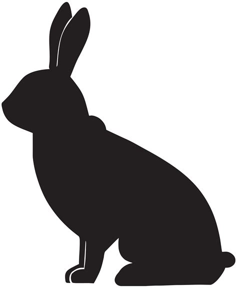 clipart bunny silhouette clipart bunny silhouette transparent