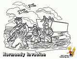 Coloring Pages Army Soldier Battle War Invasion American Kids Soldiers Normandy Viking Civil Fearless Revolutionary Ww2 Library Clipart Iwo Jima sketch template