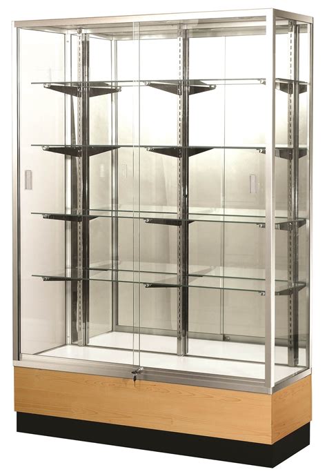 Full Vision Wall Trophy Glass Display Case Showcase 36
