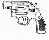 Colorear Revolver Dibujos Pistola Colorea sketch template