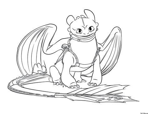 train  dragon printable coloring pages