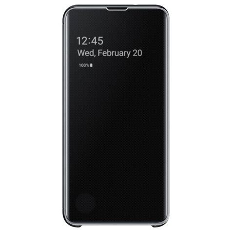samsung clear view cover black galaxy se belsimpel