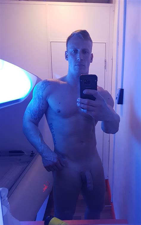 straight stripper flashing his big cock and great ass in solarium my own private locker room