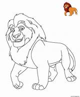 Disney Lion King Coloring Printable Pages Color Book sketch template