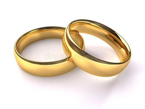 de gouden ringen van het huwelijk stock illustratie illustration  glans verplichting