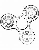 Spinner Fidget Coloring Pages Toys Printable Kids Categories Dolls  sketch template