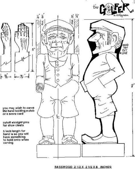 wood carving patterns  beginners caricature patterns