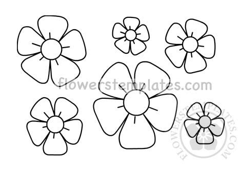 spring flowers colouring patterns flowers templates