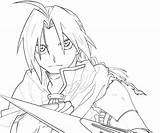 Elric Edward Coloring Pages Getcolorings Getdrawings sketch template