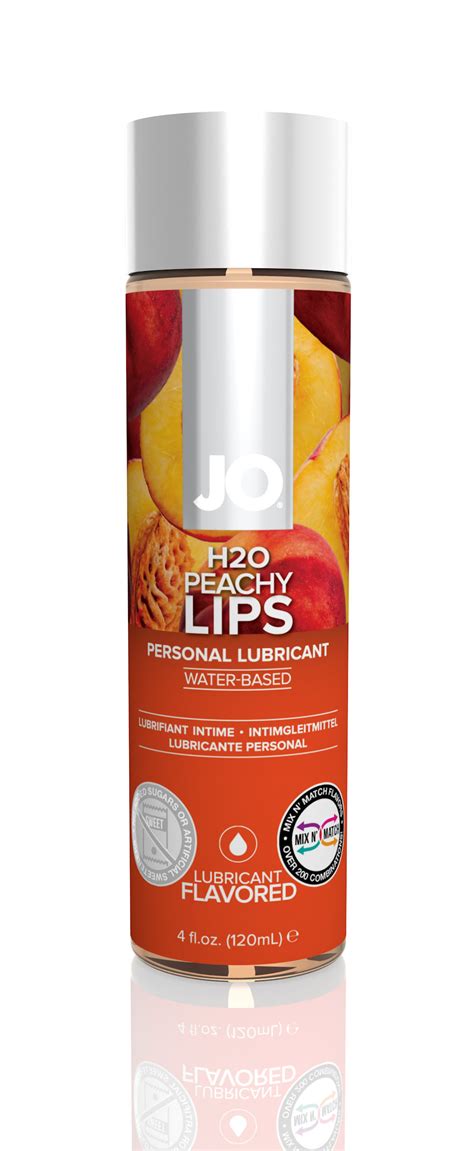 system jo® h2o lubricant peachy lips condoms canada