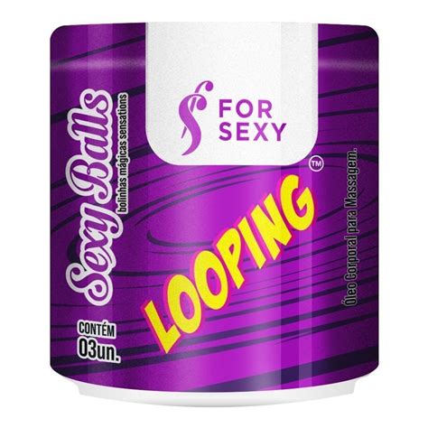 Sexlife Bolinha Sexy Balls Looping Funcional 03 Unidades For Sexy