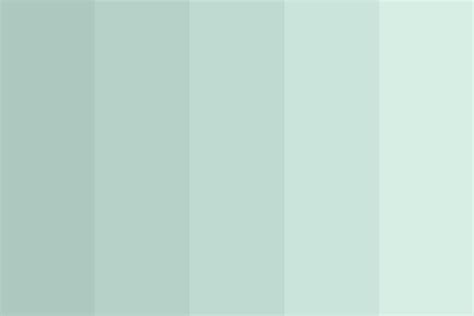 silver greens color palette