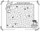 Easter Mazes Maze Pages Coloring Printable Fun Kids Bunny Activities Printables Happy Holiday Worksheets Puzzle Print Choose Board Melissa Puzzles sketch template
