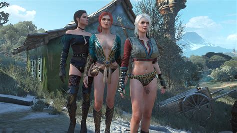 Alternative Look For Ciri Yennefer And Triss At The