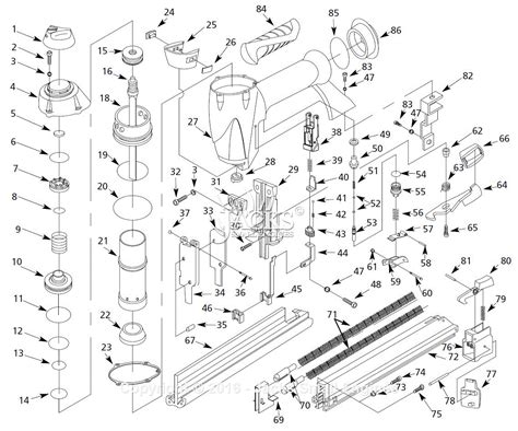 campbell hausfeld chn parts diagram  stapler parts