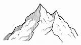 Clip Proposal Mountainscape sketch template