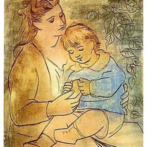picasso mother  child pablo picasso paintings picasso art