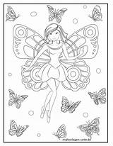 Elfe Malvorlage Malvorlagen Elfjes Elfen Ausmalbilder Ausmalbild Seite Feen Kleurplaten Feeen Elf Schmetterling Tolle sketch template