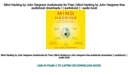 mind hacking  john hargrave audiobooks   mind hacking