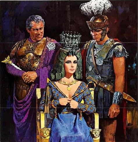 The Cleopatra Julius Caesar And Mark Antony Love Triangle By Fareeha
