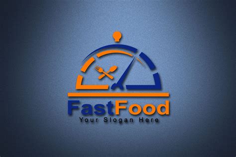 fast food logo design template psd graphicsfamily
