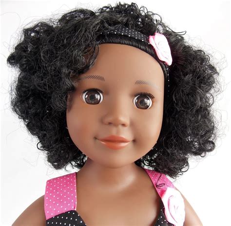 Kayla A Curly Girls United Doll With Bonus Nightgown Natural Hair