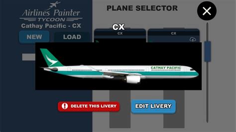 airlines manager livery template