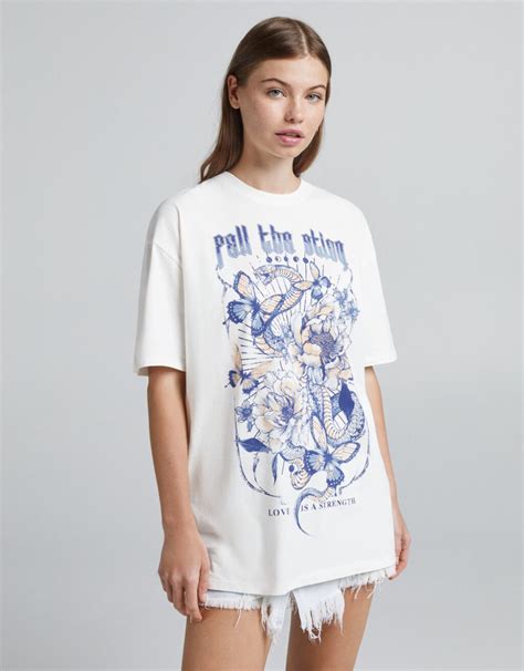 koszulki damskie nowa kolekcja bershka fashion design classes  shirt flowers tee shirt