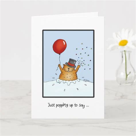 humorous happy groundhog day card zazzle groundhog day happy