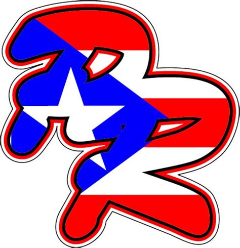 puerto rico flag vinyl stickers decals calcomania bandera de etsy
