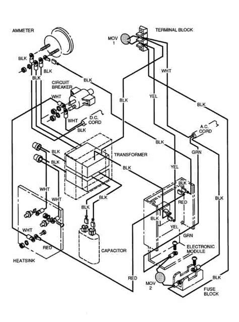 volt txt ez  golf cart wiring diagram  imogen diagram