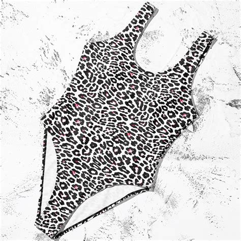 swimming suit monokini swimsuit leopard leopard monokini push