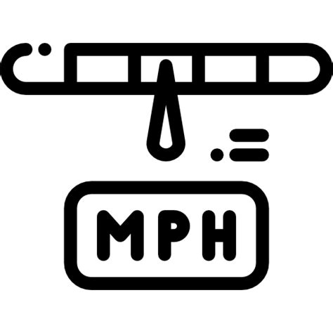 mph detailed rounded lineal icon