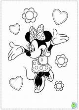 Coloring Minnie Mouse Pages Bow Dinokids Bowtique Minnies Colouring Template Printable Print Kids Close Disney Cute sketch template