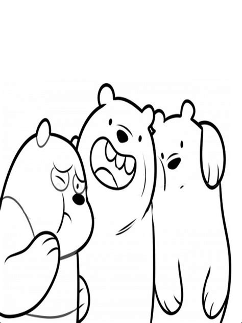 coloring book  bare bears